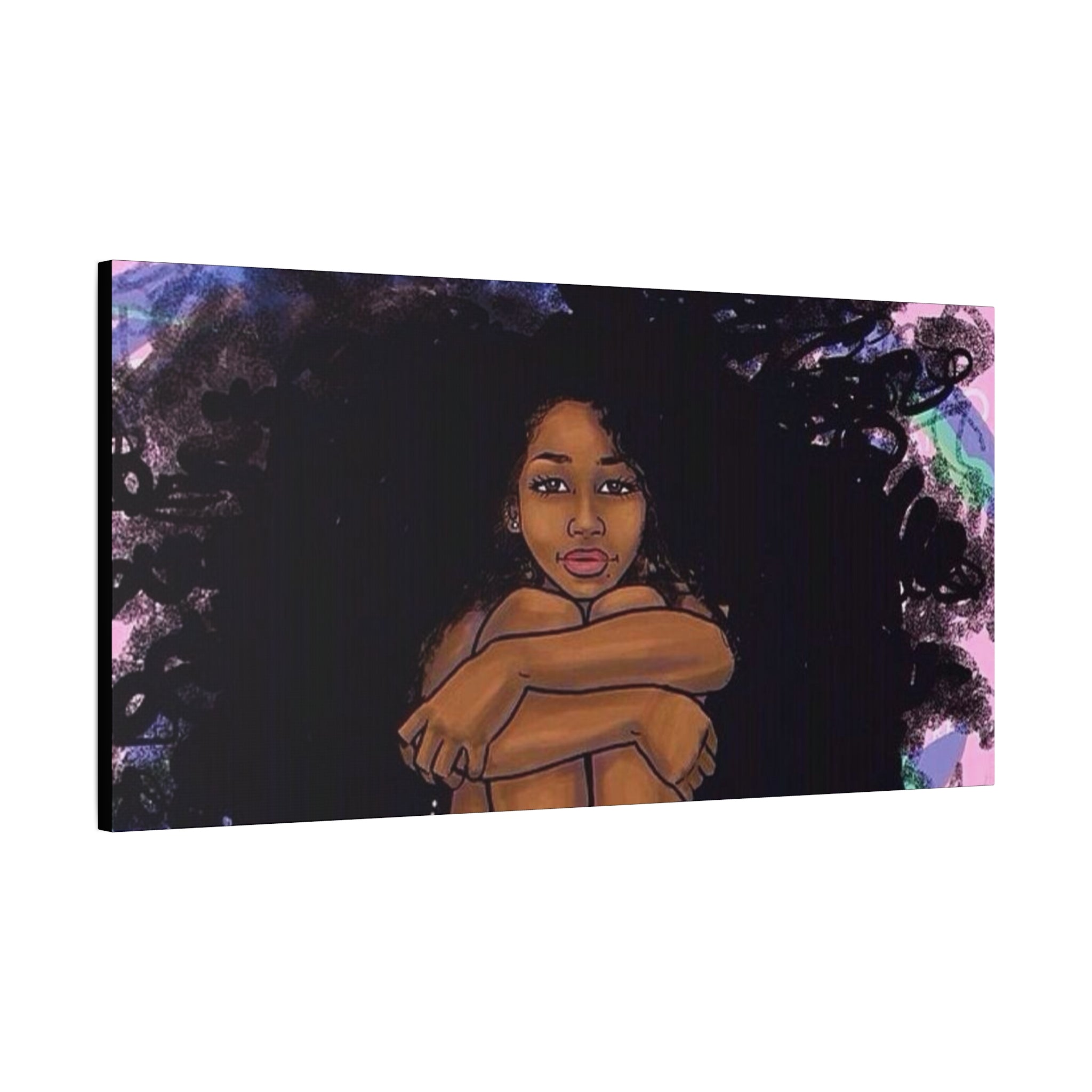 Brown Girl Matte Canvas, Stretched, 1.25"