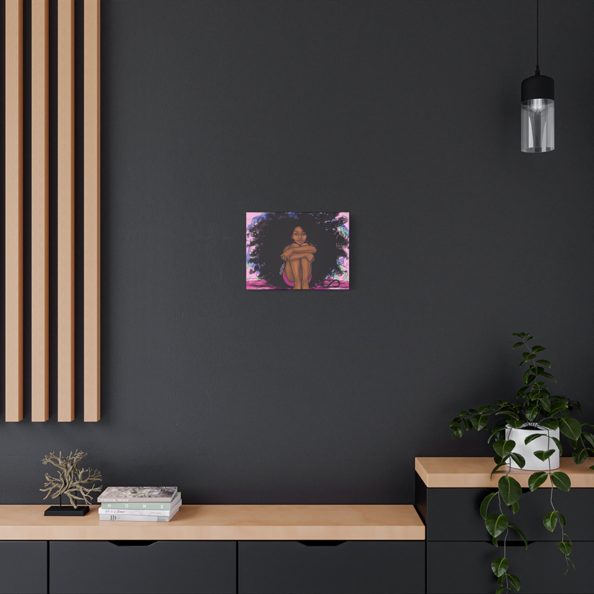 Brown Girl Matte Canvas, Stretched, 1.25"