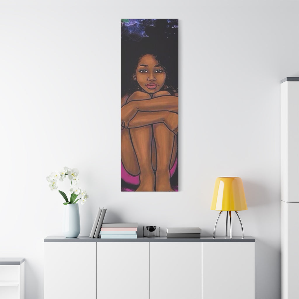 Brown Girl Matte Canvas, Stretched, 1.25"