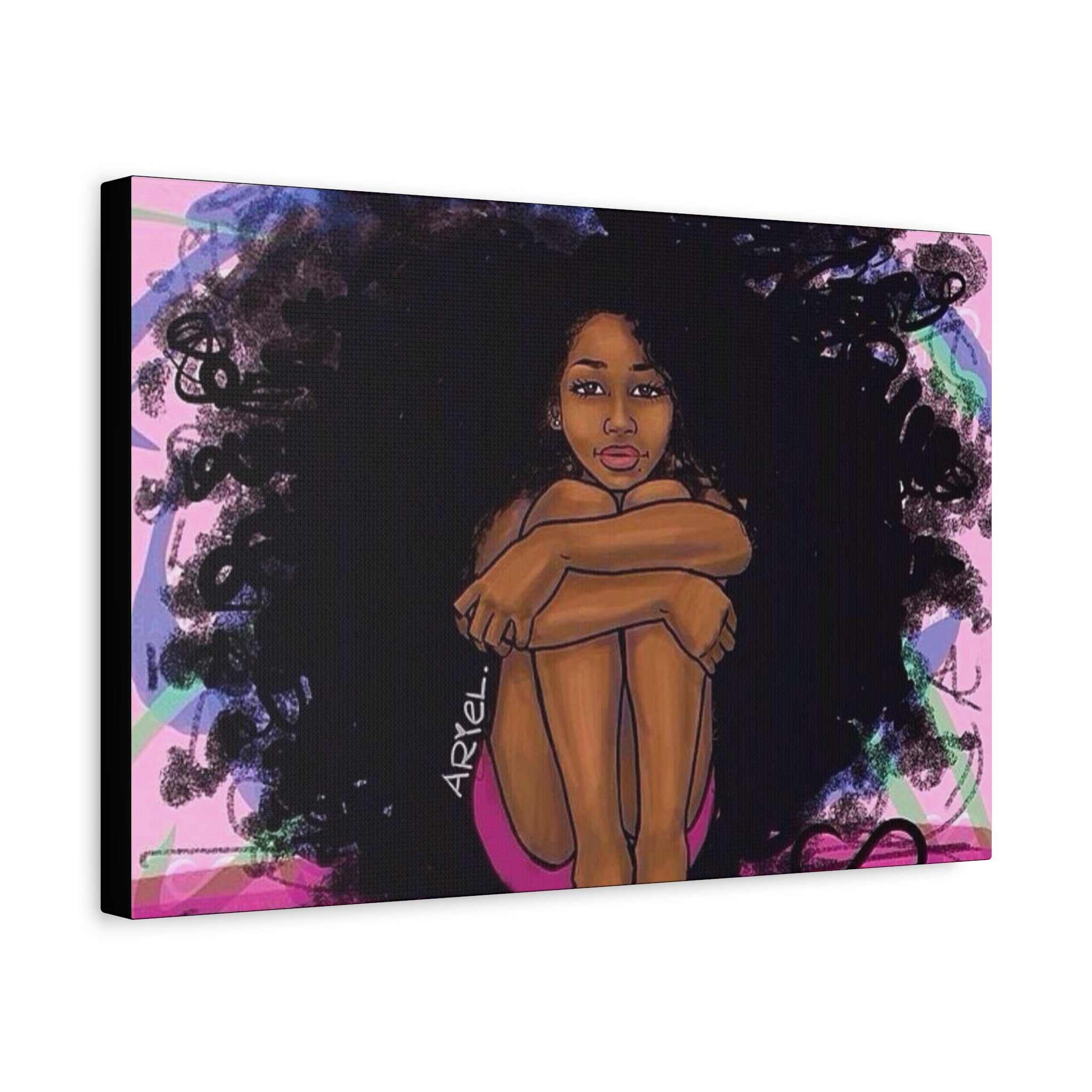 Brown Girl Matte Canvas, Stretched, 1.25"