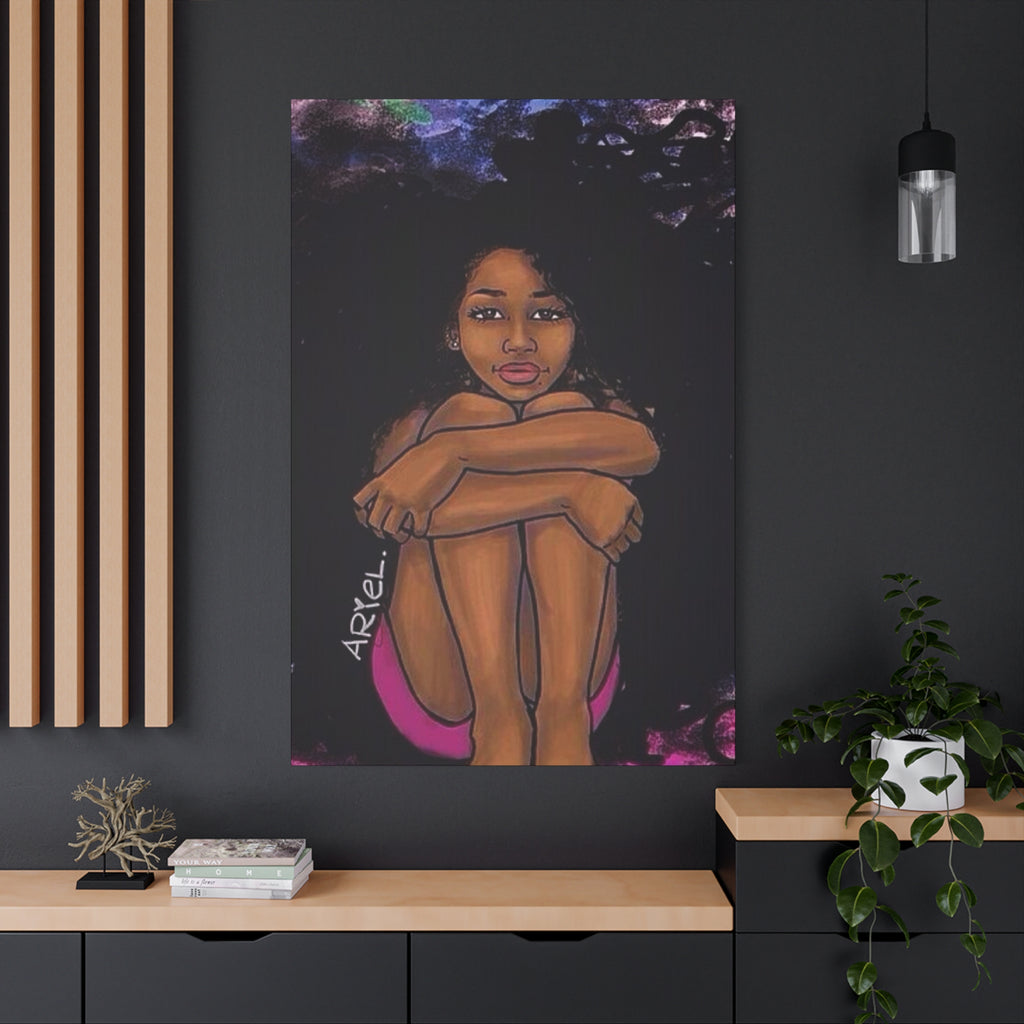 Brown Girl Matte Canvas, Stretched, 1.25"