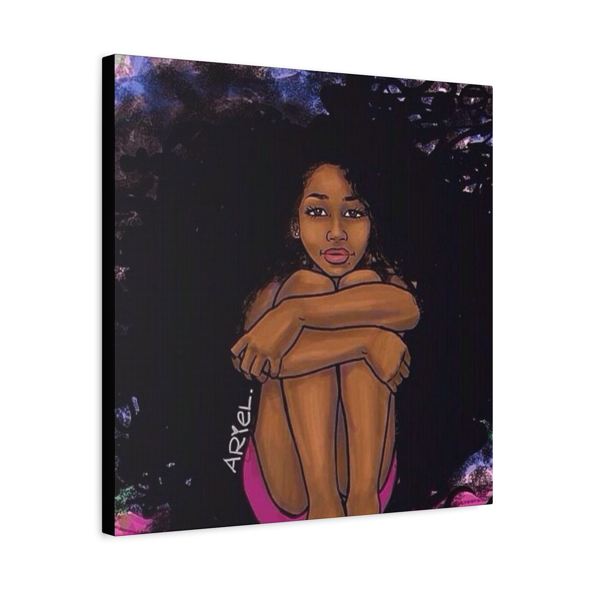 Brown Girl Matte Canvas, Stretched, 1.25"