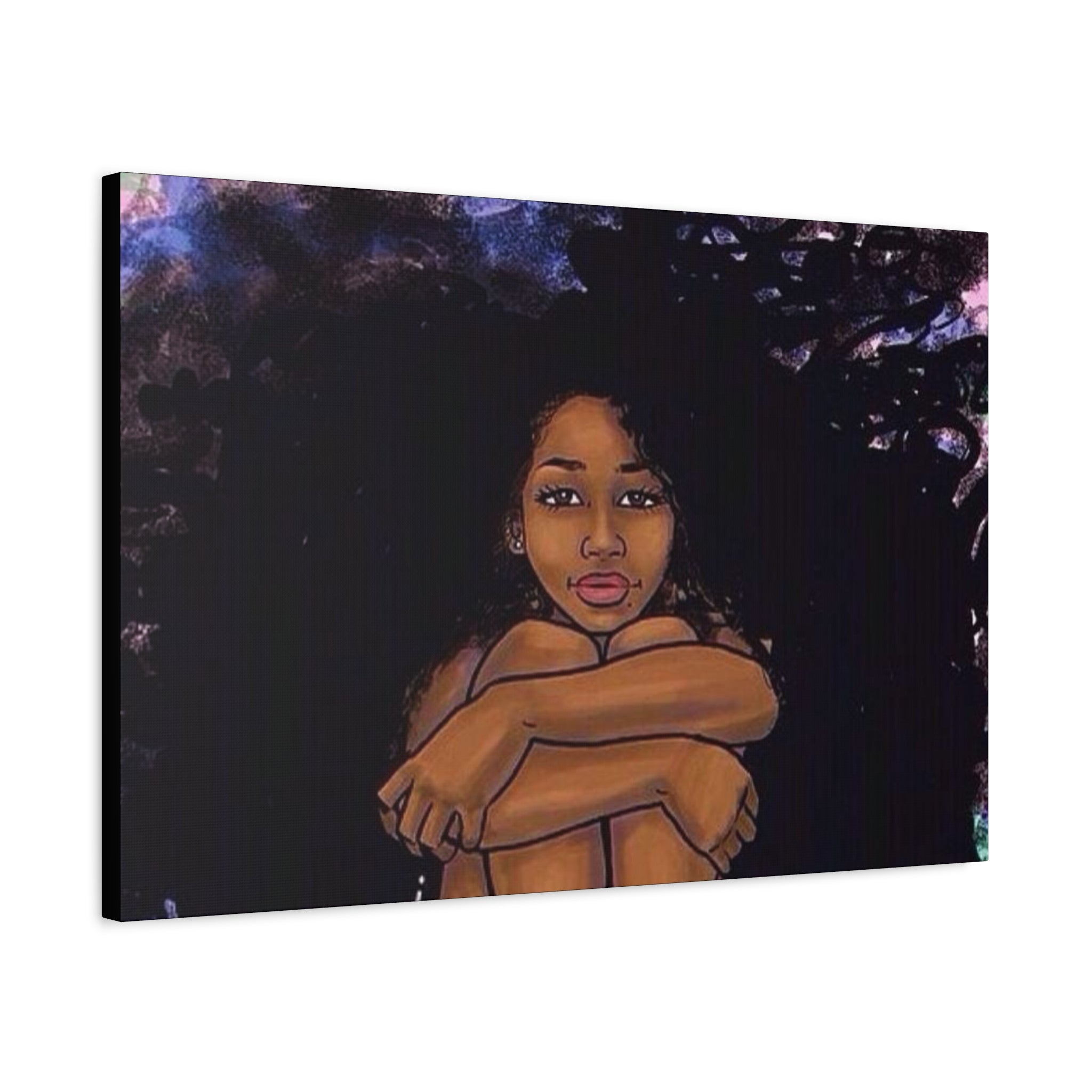 Brown Girl Matte Canvas, Stretched, 1.25"