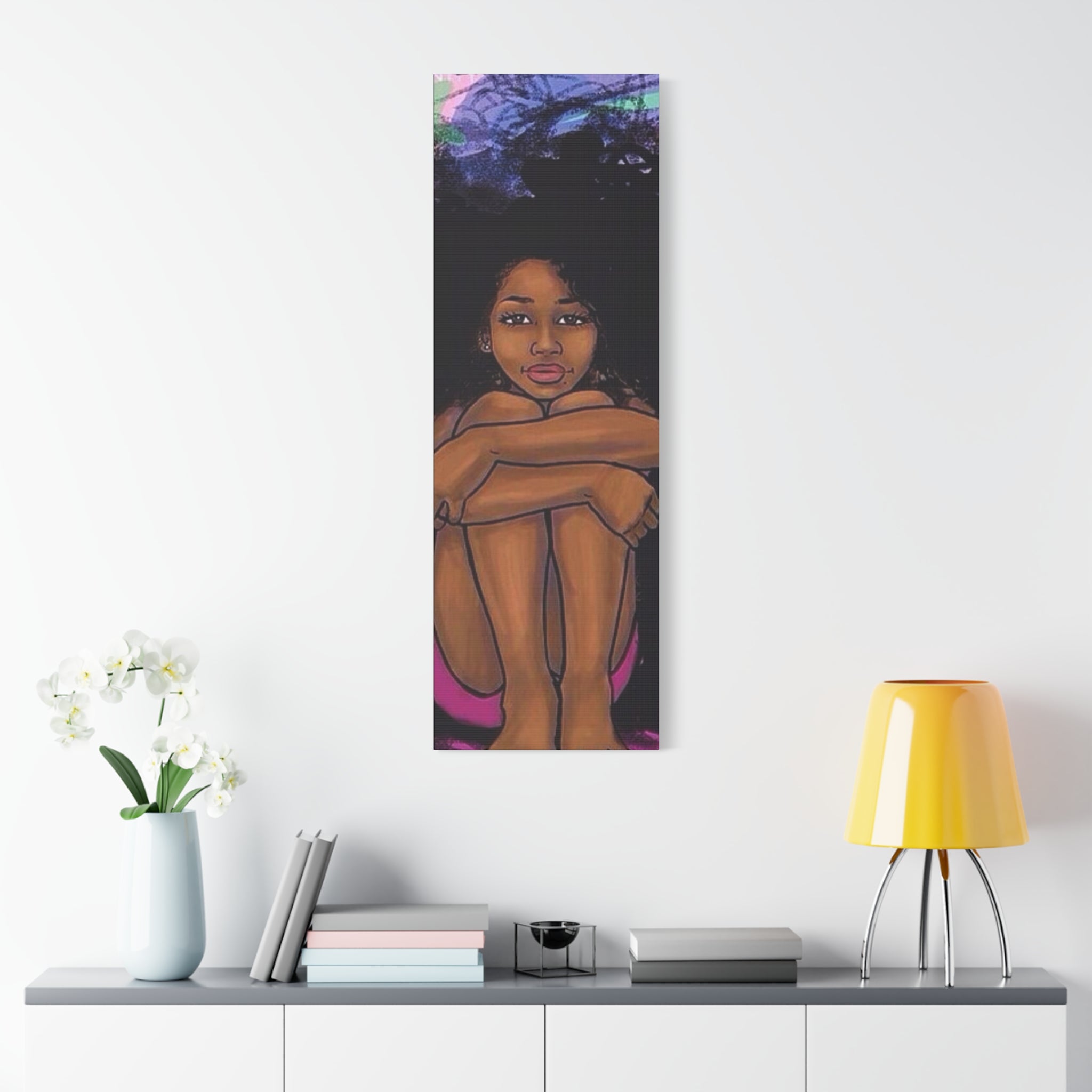 Brown Girl Matte Canvas, Stretched, 1.25"