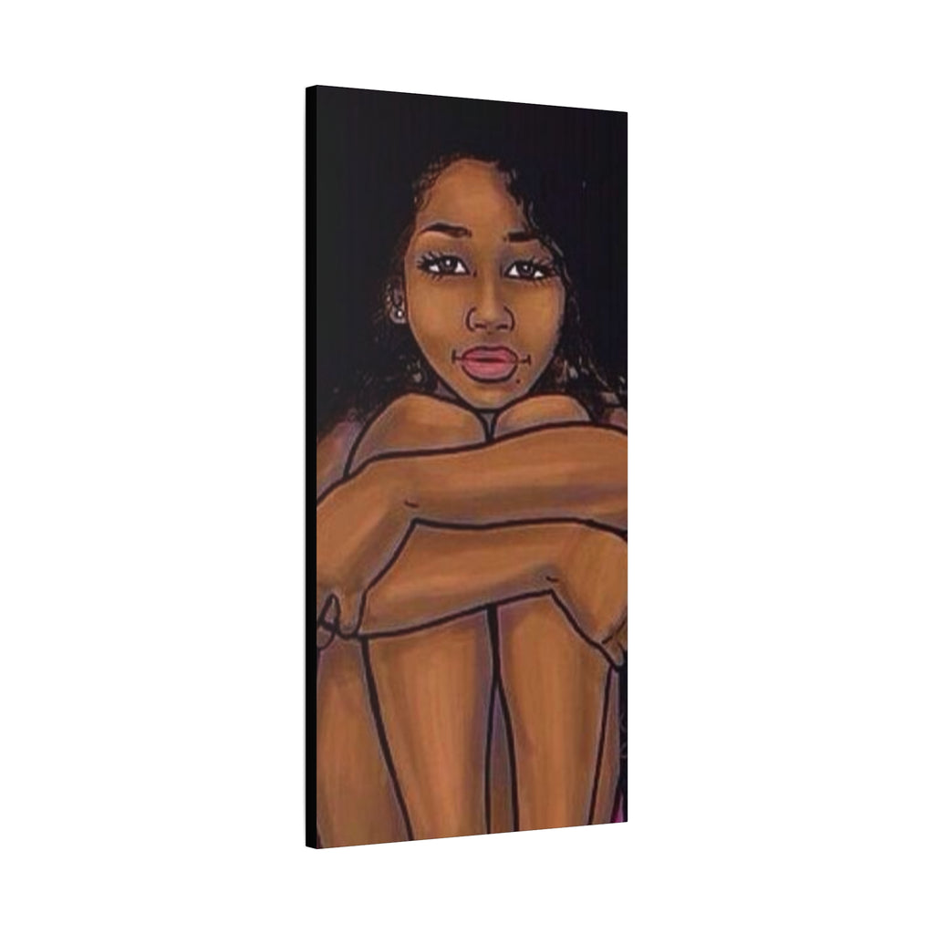 Brown Girl Matte Canvas, Stretched, 1.25"