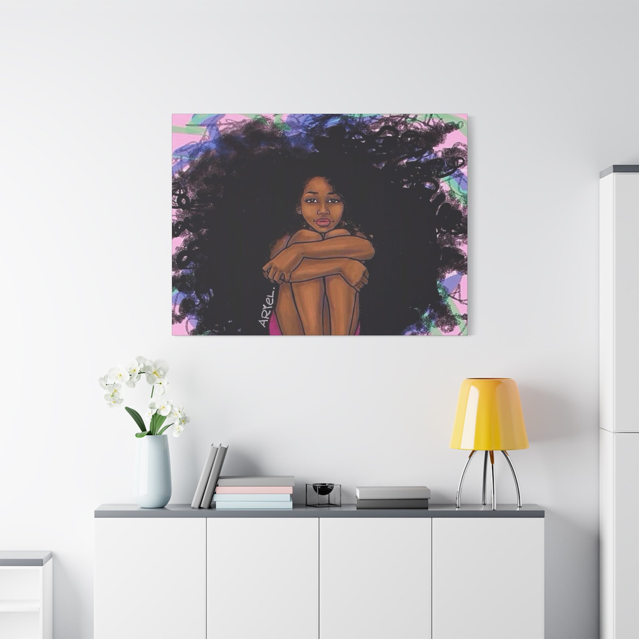 Brown Girl Matte Canvas, Stretched, 1.25"