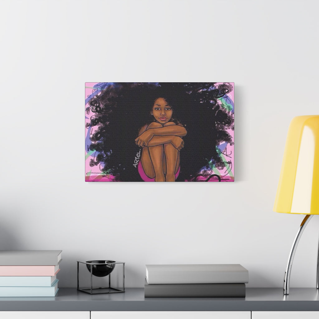 Brown Girl Matte Canvas, Stretched, 1.25"