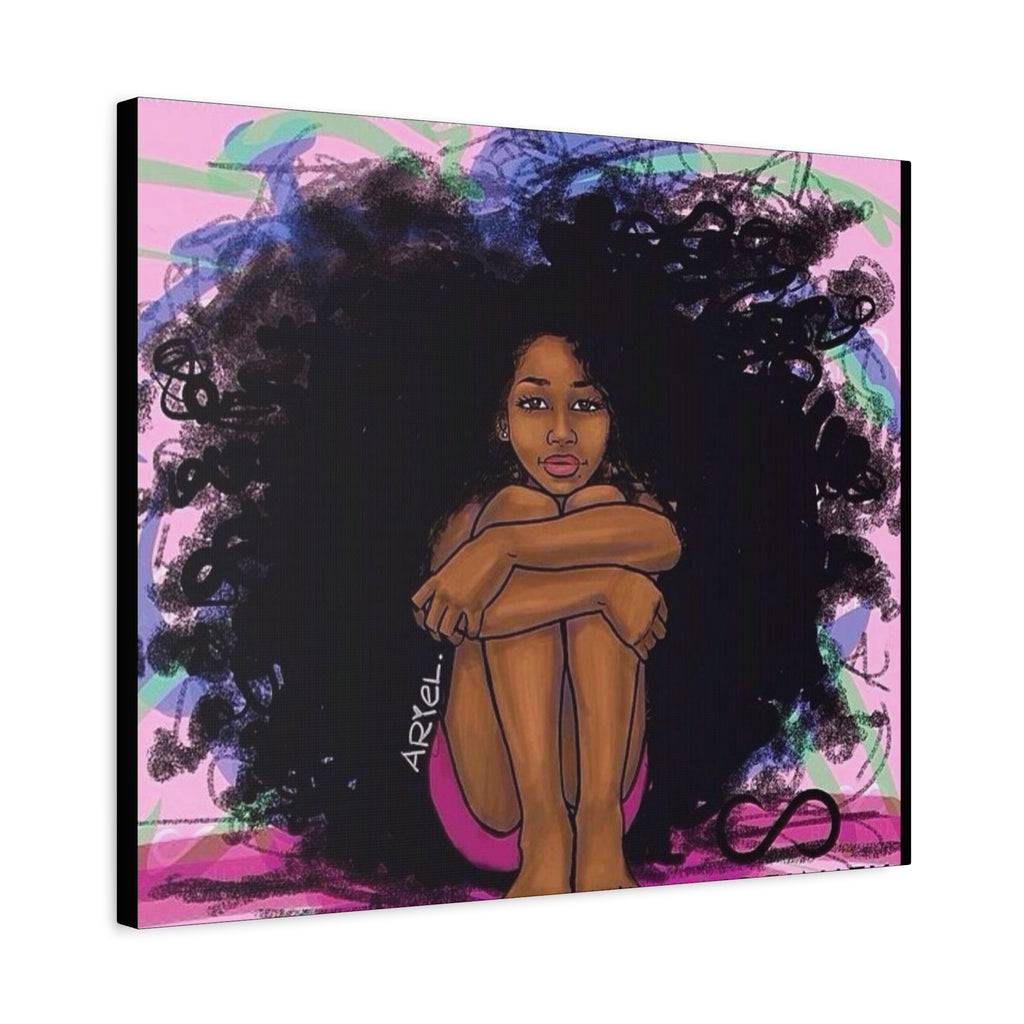 Brown Girl Matte Canvas, Stretched, 1.25"