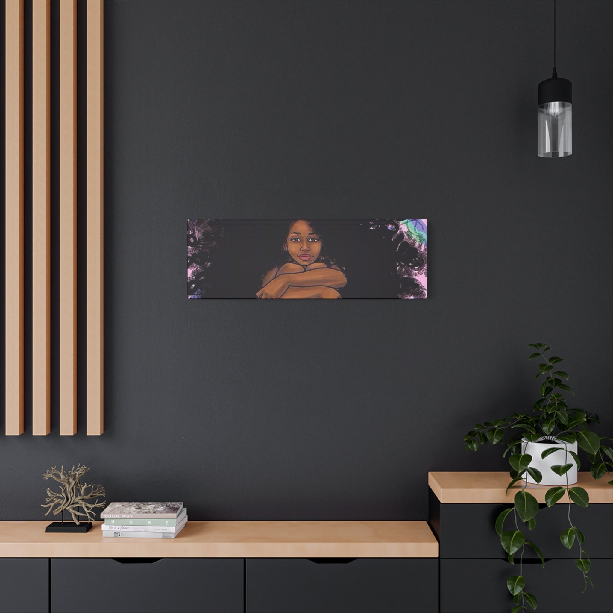 Brown Girl Matte Canvas, Stretched, 1.25"