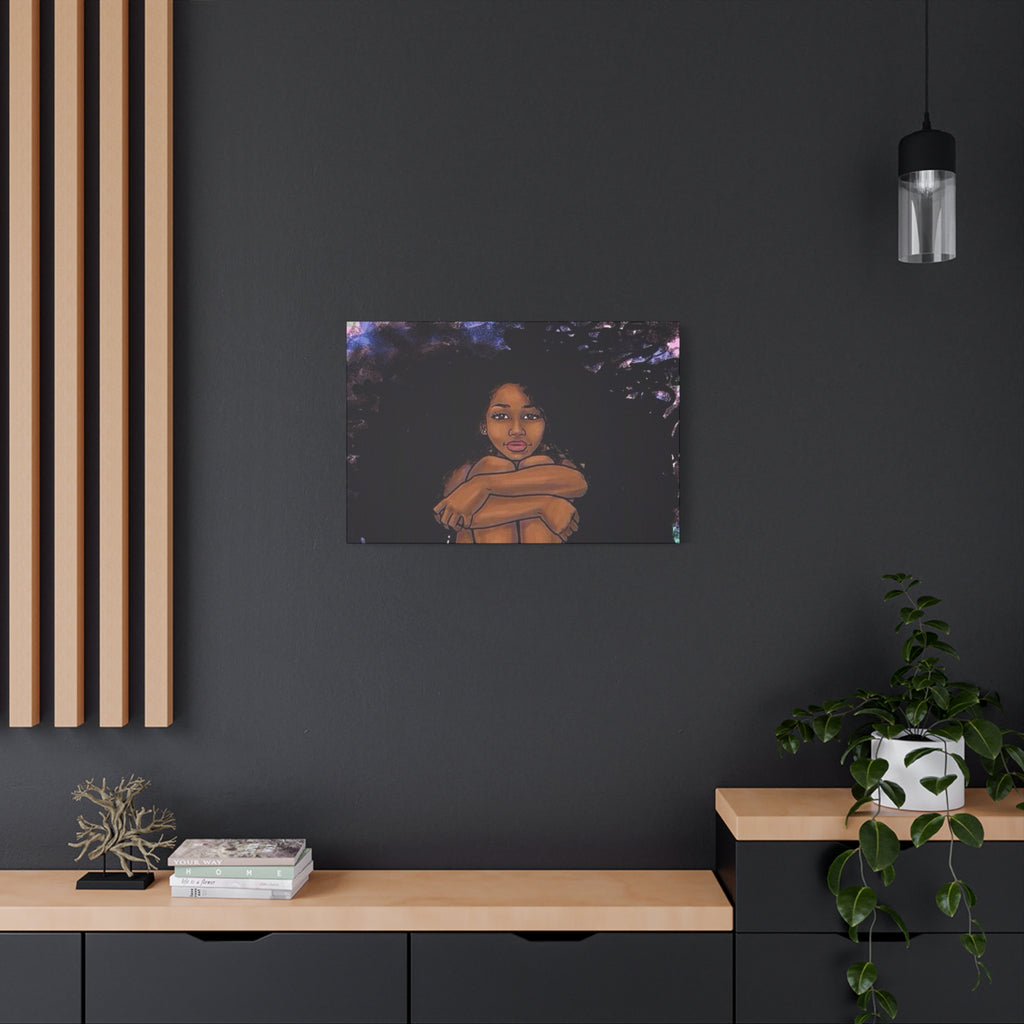 Brown Girl Matte Canvas, Stretched, 1.25"