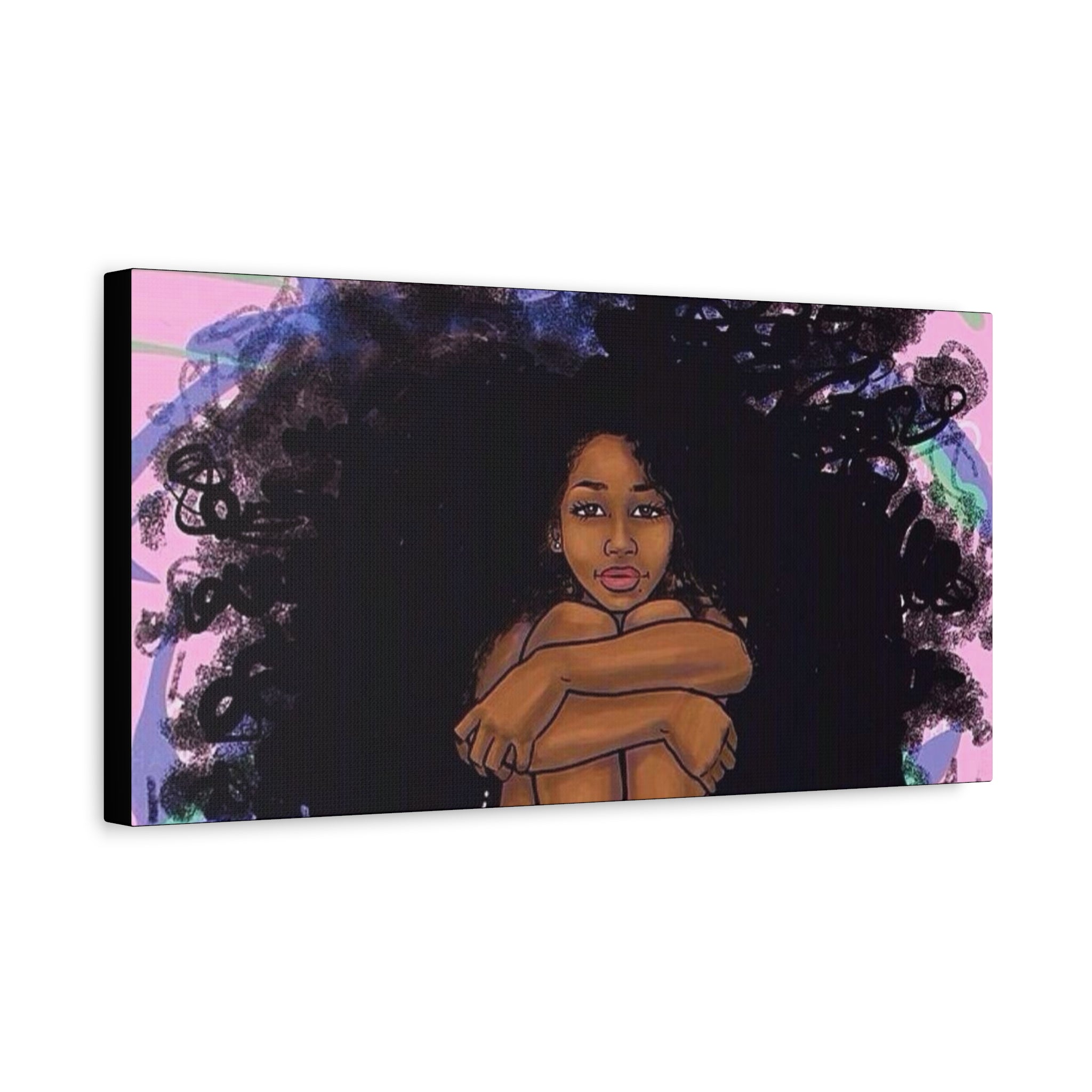 Brown Girl Matte Canvas, Stretched, 1.25"