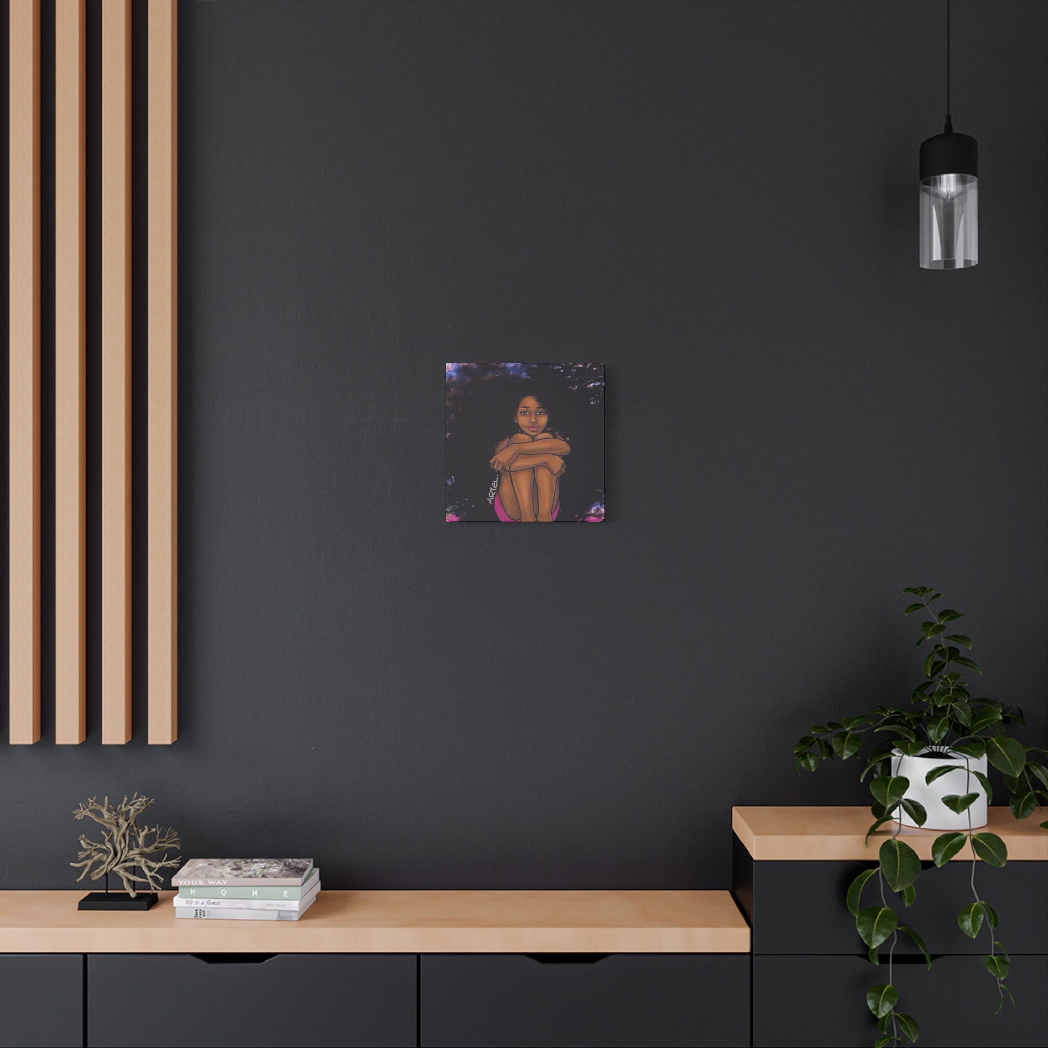 Brown Girl Matte Canvas, Stretched, 1.25"