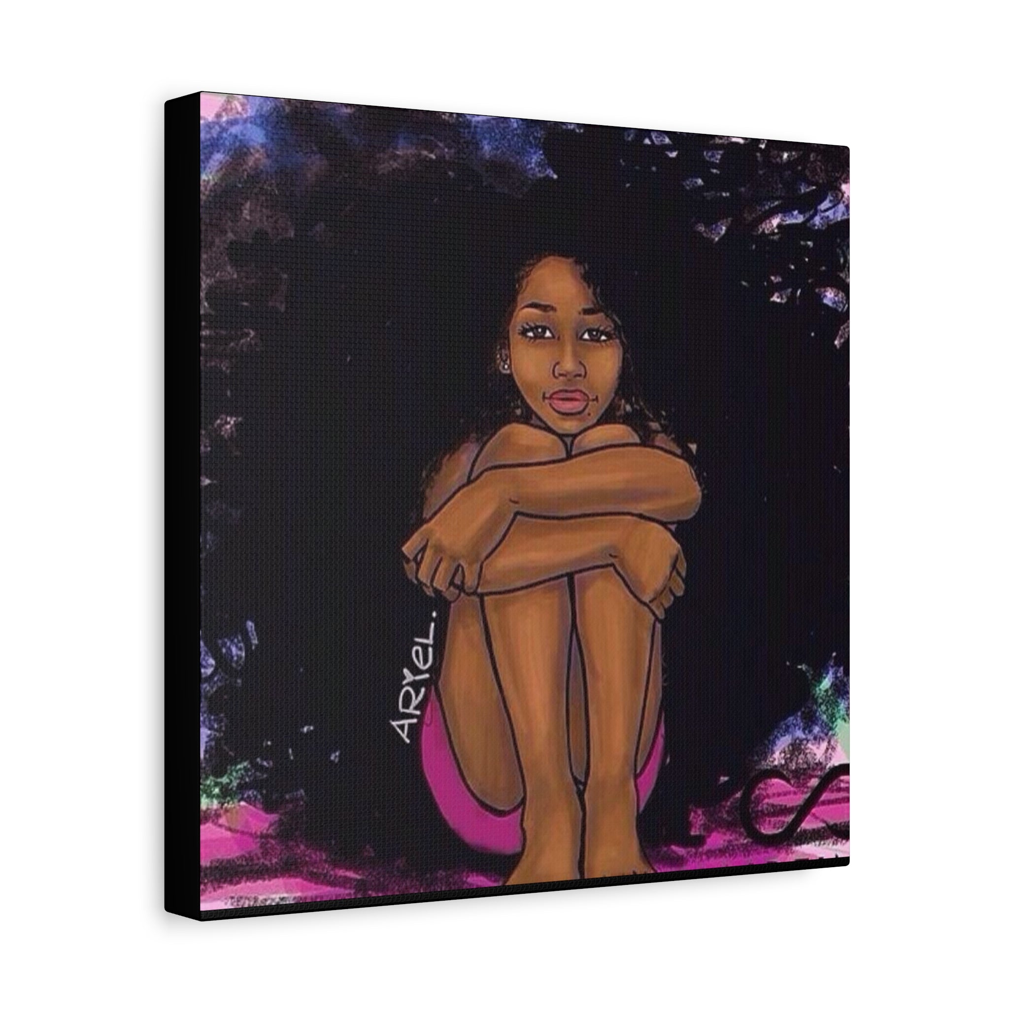 Brown Girl Matte Canvas, Stretched, 1.25"
