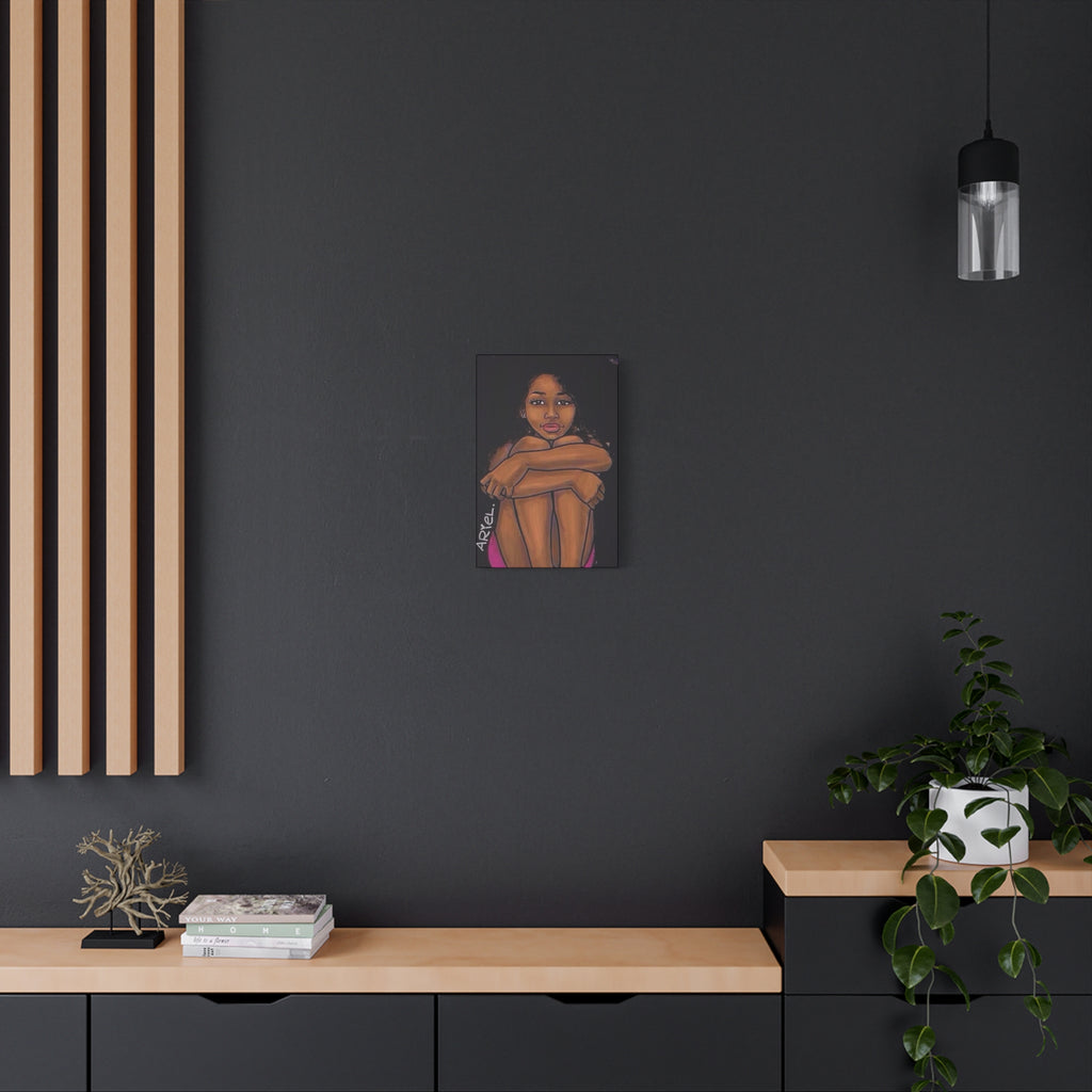 Brown Girl Matte Canvas, Stretched, 1.25"