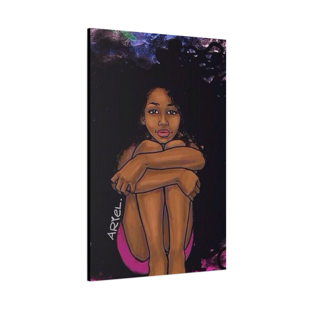 Brown Girl Matte Canvas, Stretched, 1.25"
