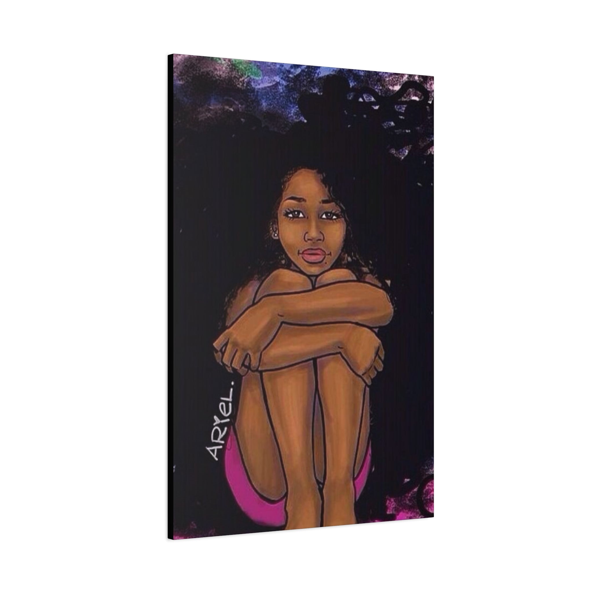 Brown Girl Matte Canvas, Stretched, 1.25"