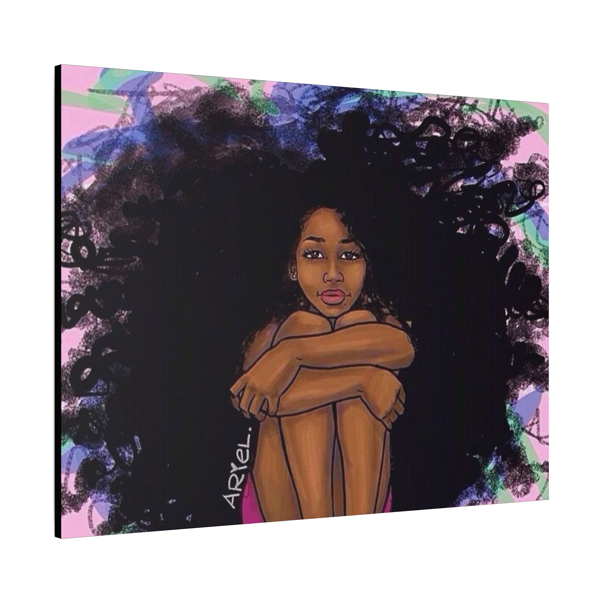 Brown Girl Matte Canvas, Stretched, 1.25"