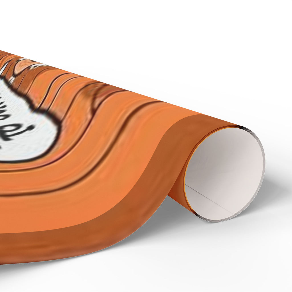 Wrapping Paper - Frosty the Snowman and Santa hot tub Holiday Theme