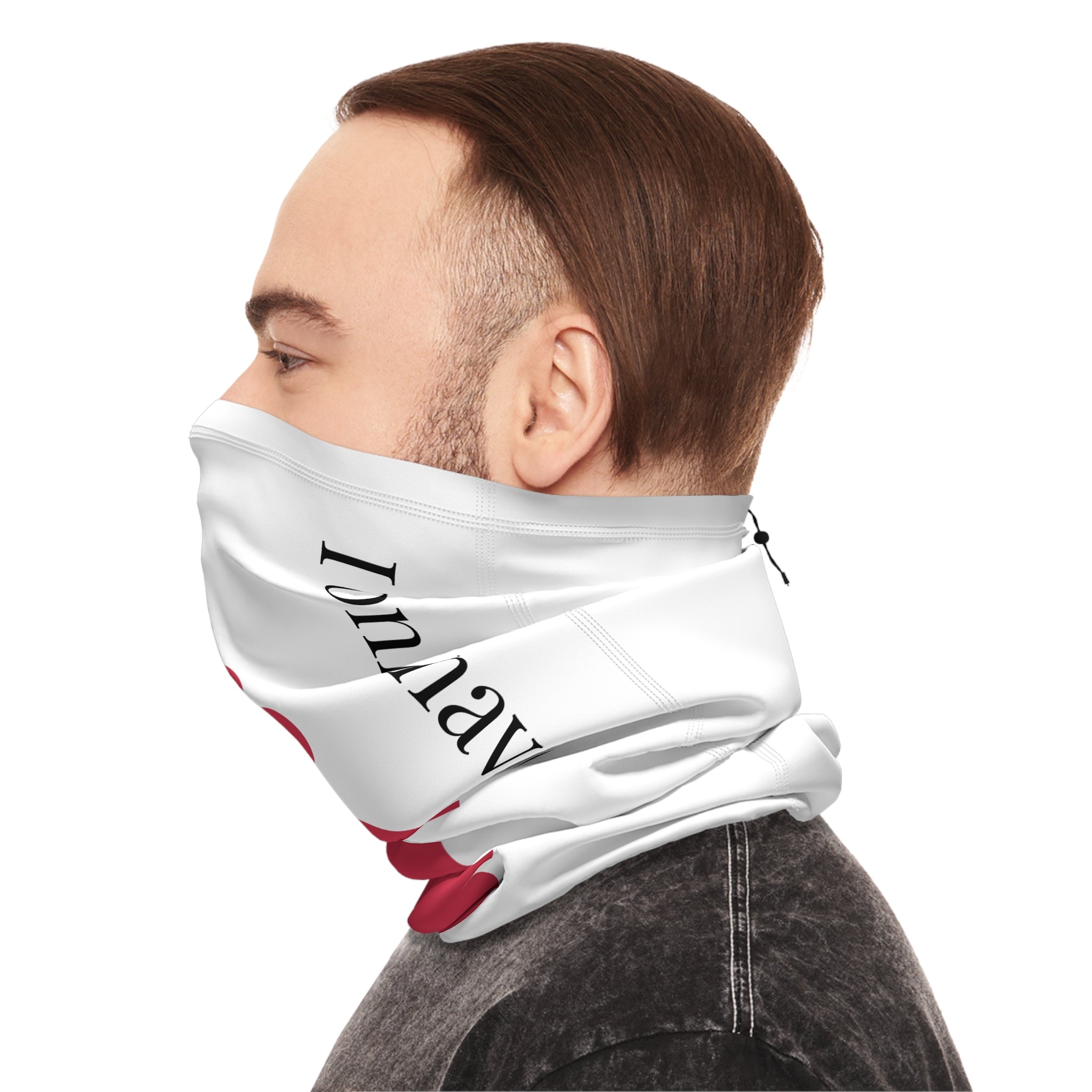 'I Only Have Eyes for You' Winter Neck Gaiter with Drawstring