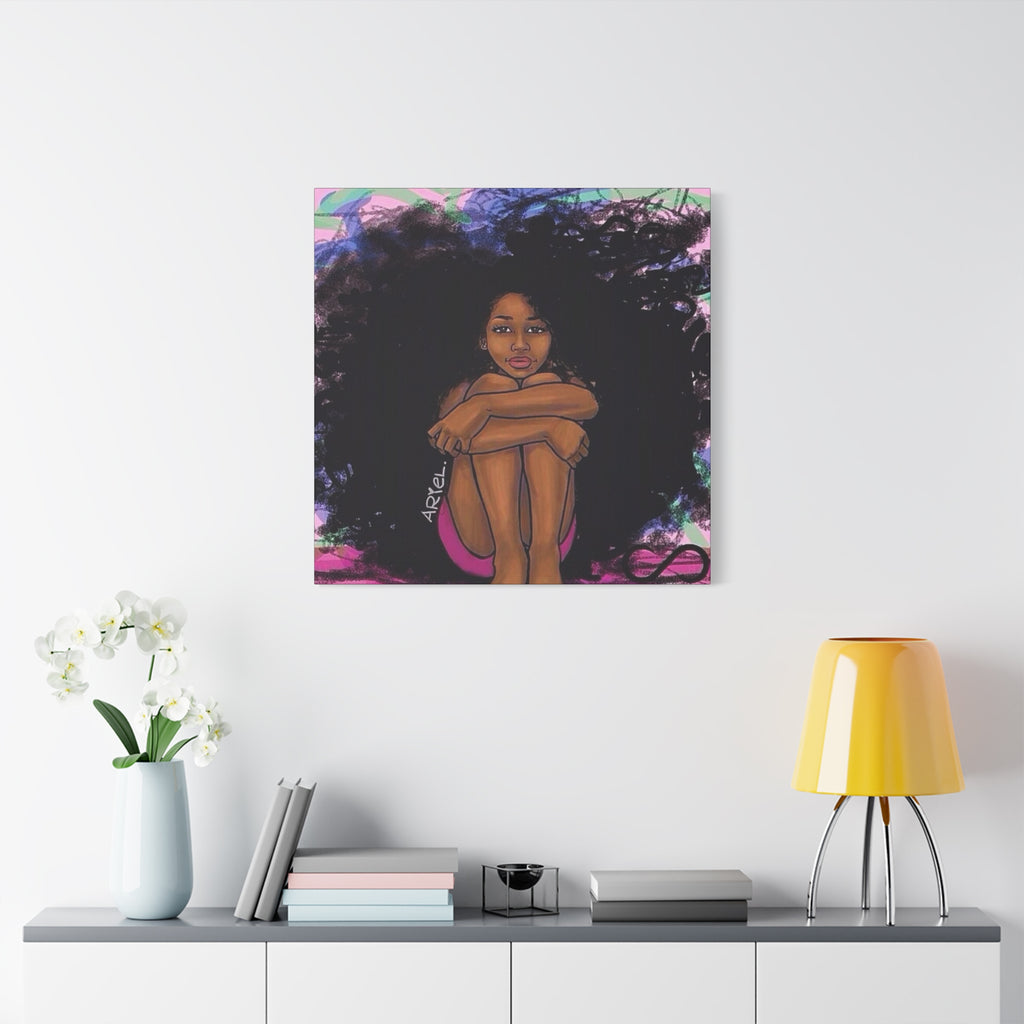Brown Girl Matte Canvas, Stretched, 1.25"
