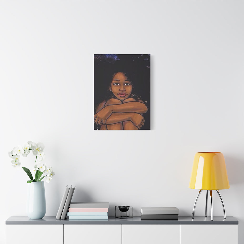 Brown Girl Matte Canvas, Stretched, 1.25"