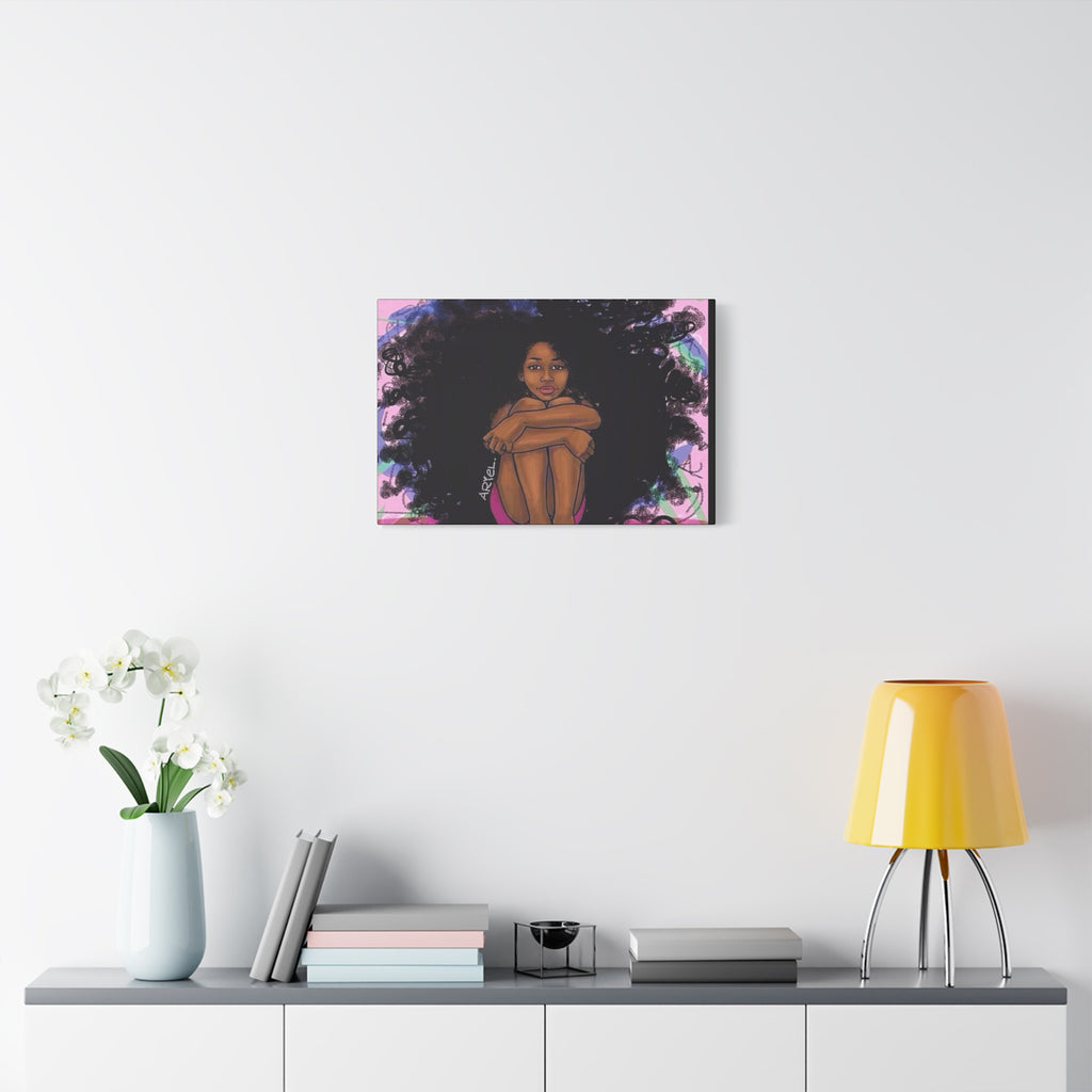 Brown Girl Matte Canvas, Stretched, 1.25"