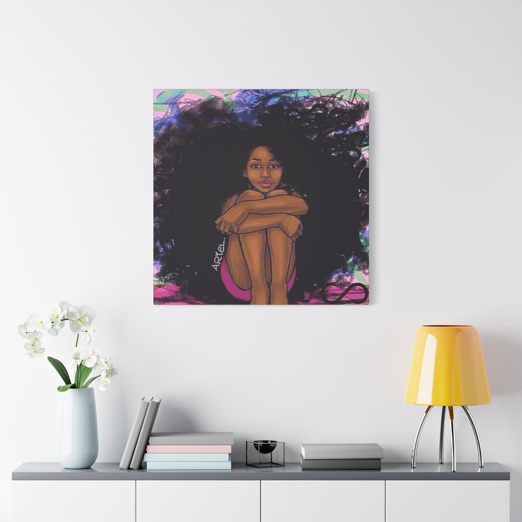 Brown Girl Matte Canvas, Stretched, 1.25"