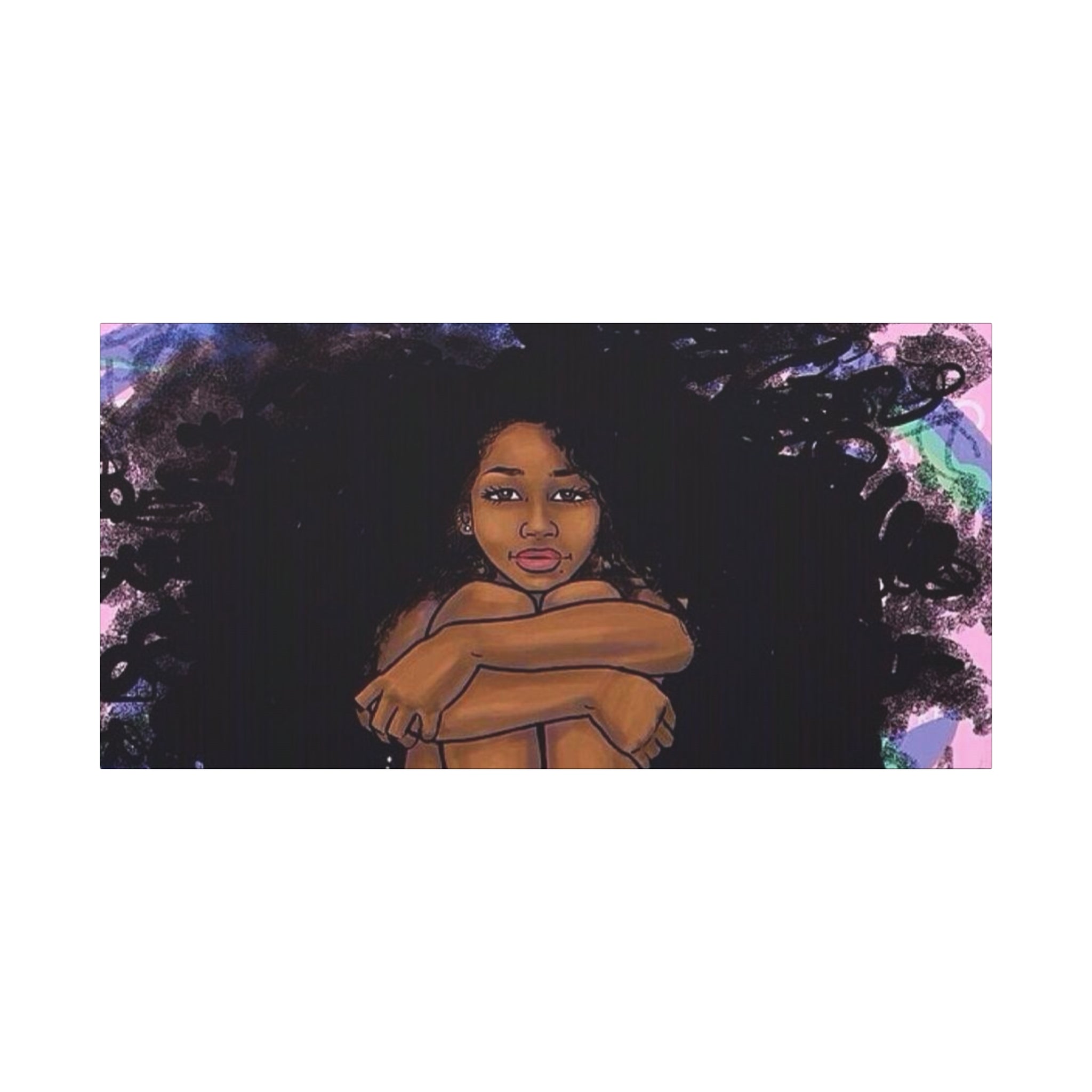 Brown Girl Matte Canvas, Stretched, 1.25"