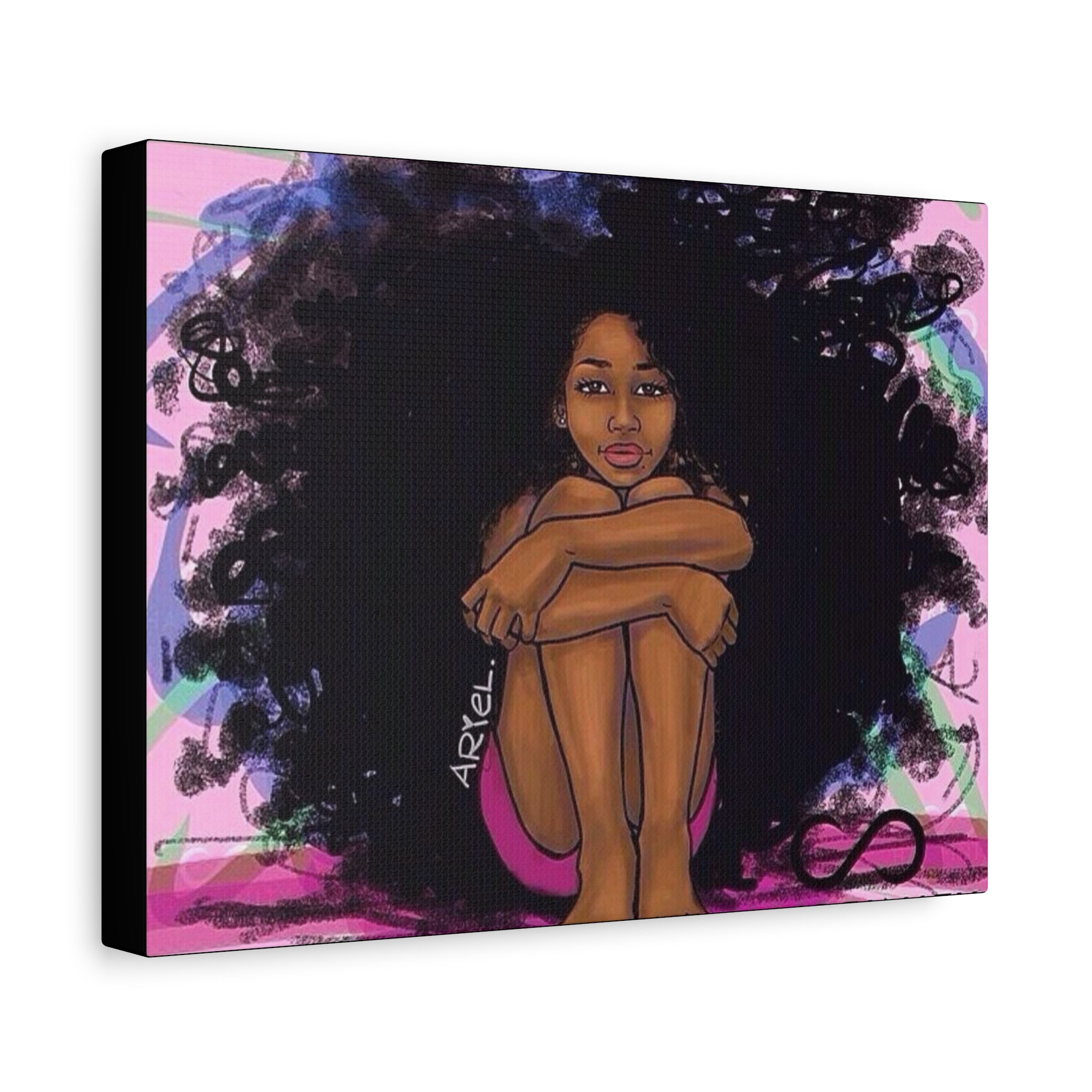 Brown Girl Matte Canvas, Stretched, 1.25"