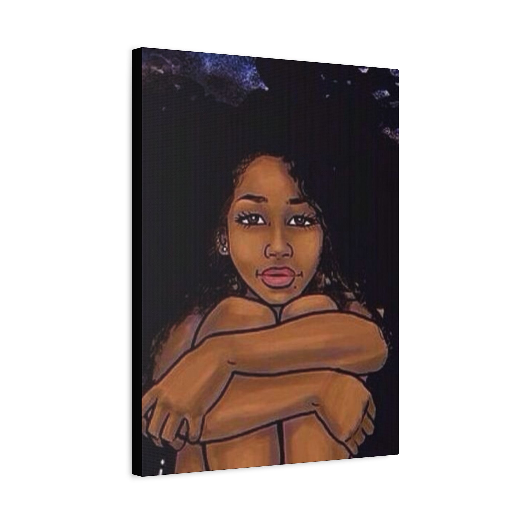 Brown Girl Matte Canvas, Stretched, 1.25"