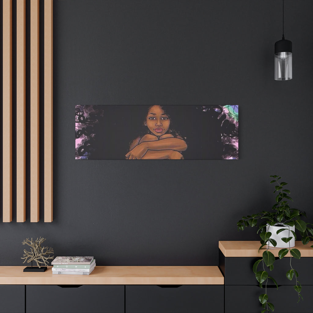 Brown Girl Matte Canvas, Stretched, 1.25"