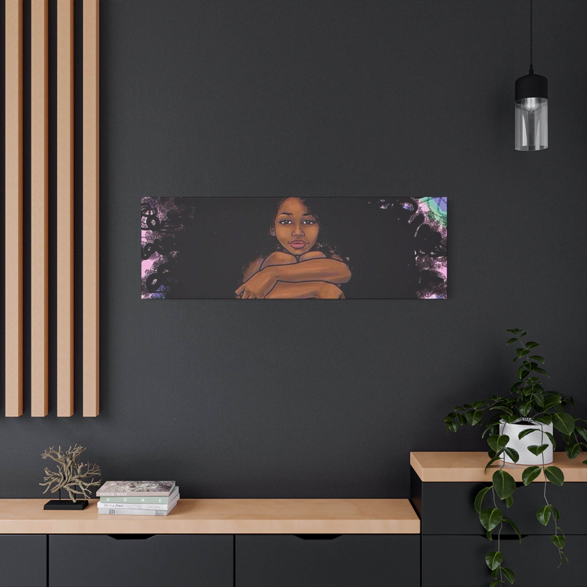 Brown Girl Matte Canvas, Stretched, 1.25"