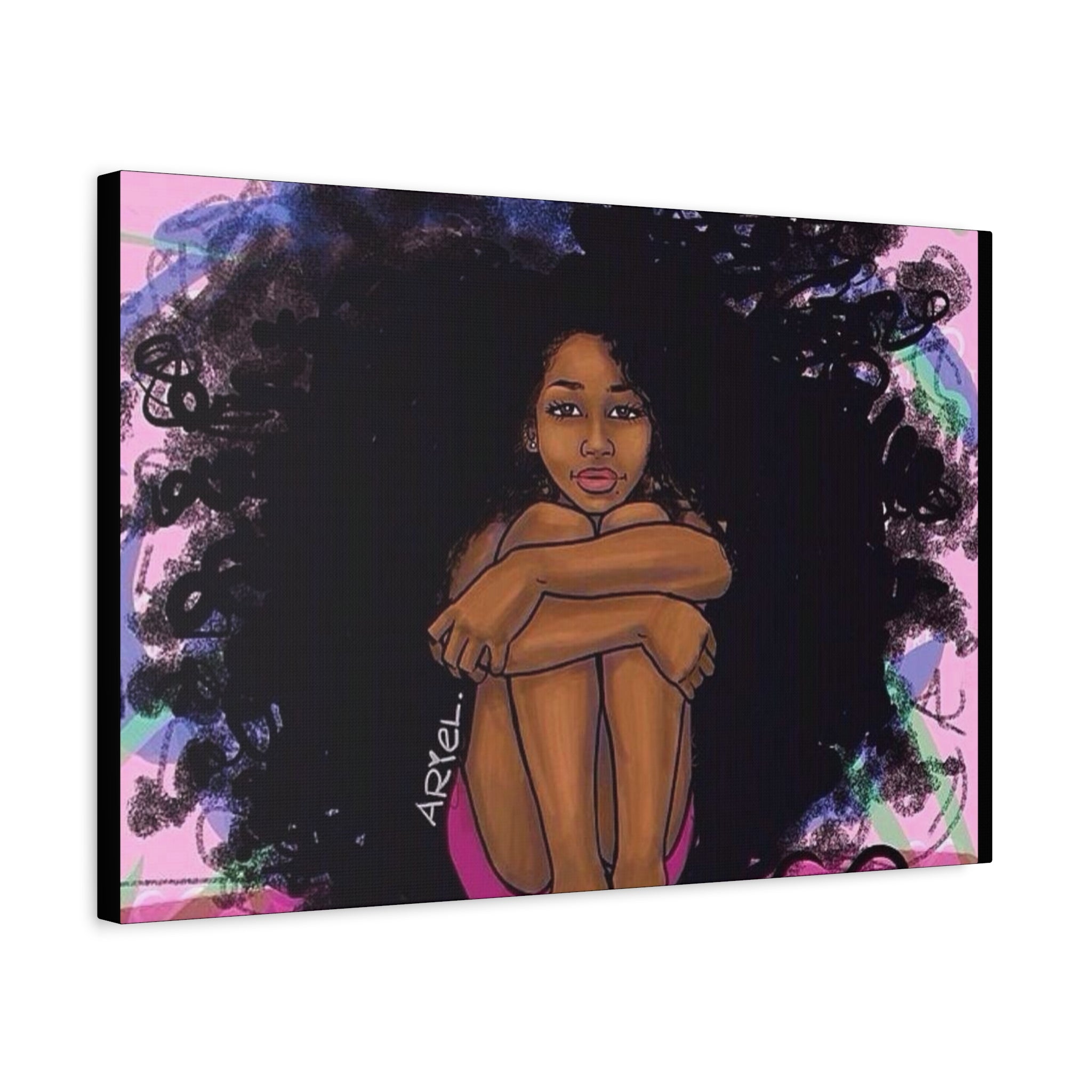 Brown Girl Matte Canvas, Stretched, 1.25"