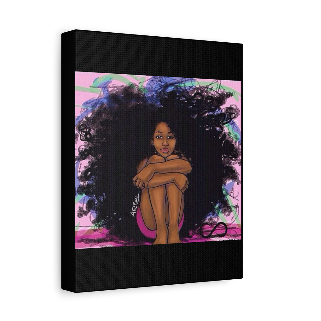 Brown Girl Matte Canvas, Stretched, 1.25"
