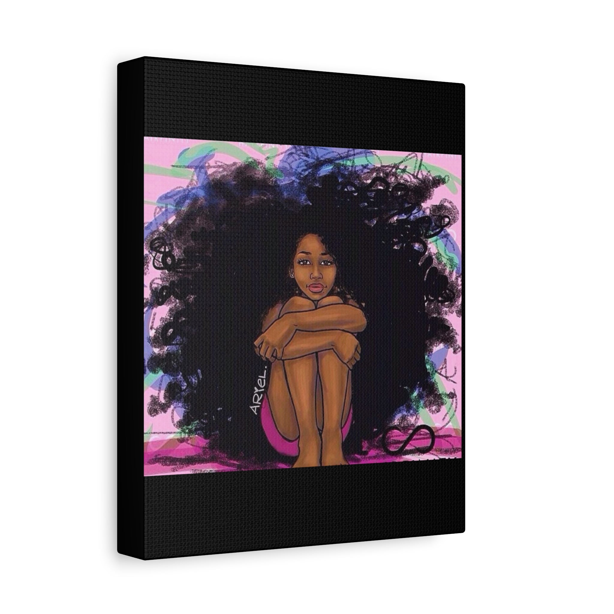 Brown Girl Matte Canvas, Stretched, 1.25"