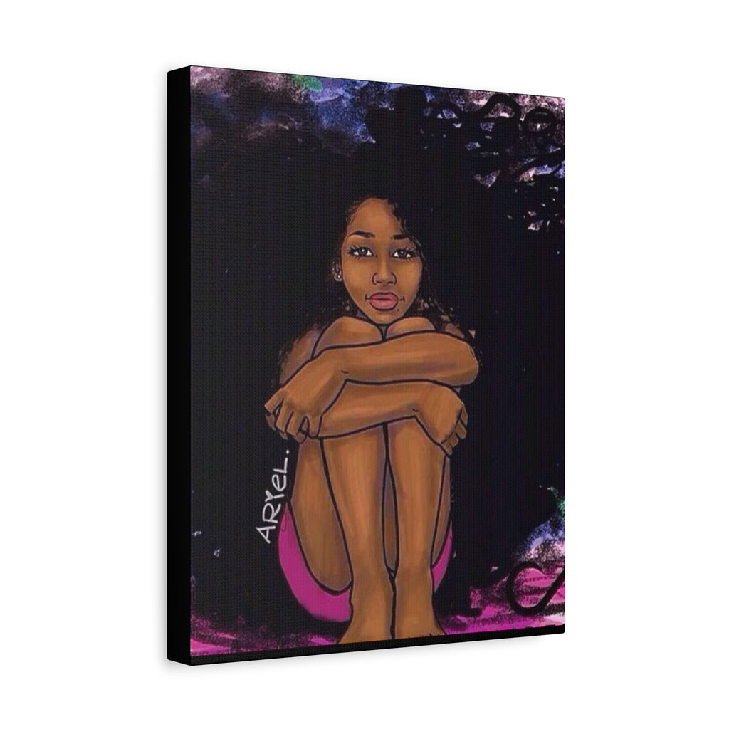 Brown Girl Matte Canvas, Stretched, 1.25"