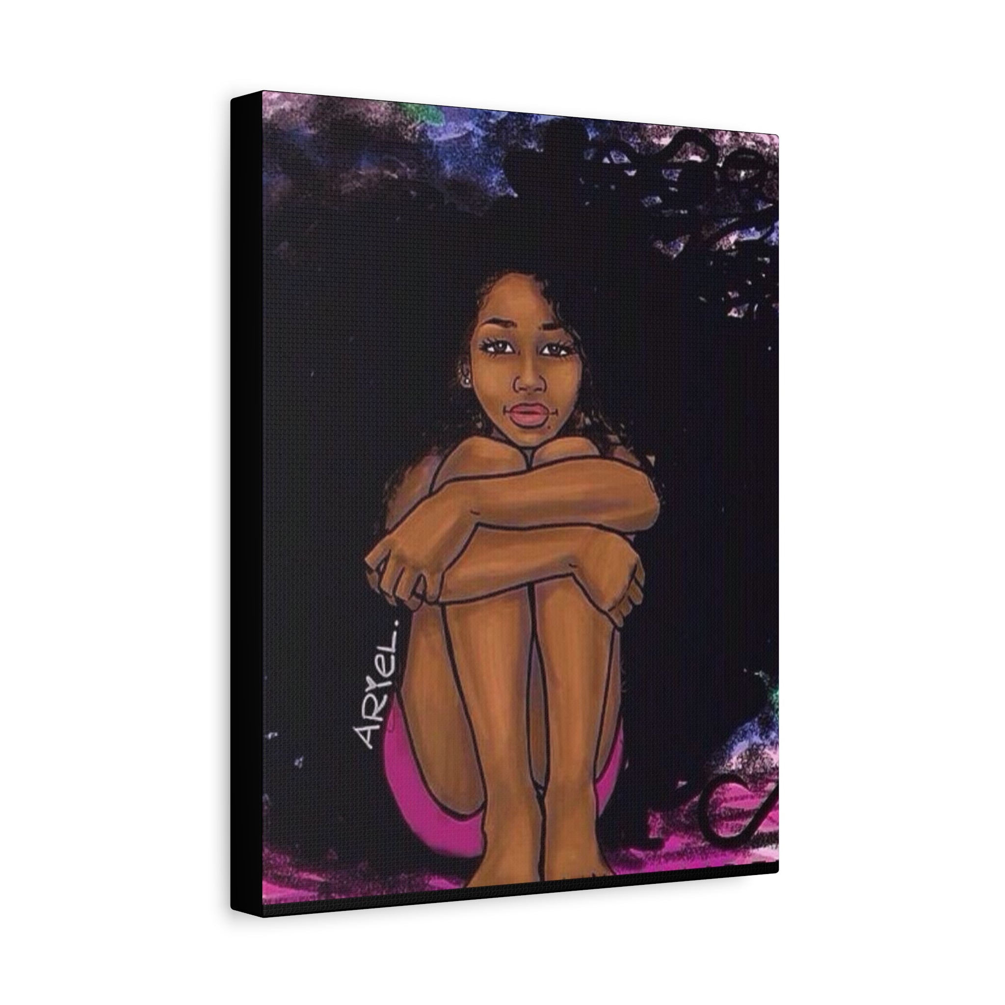 Brown Girl Matte Canvas, Stretched, 1.25"
