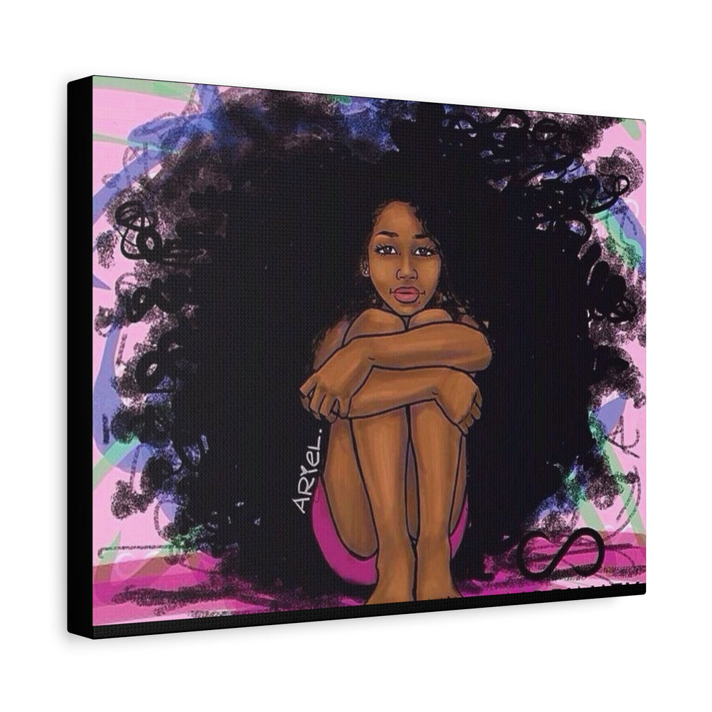 Brown Girl Matte Canvas, Stretched, 1.25"