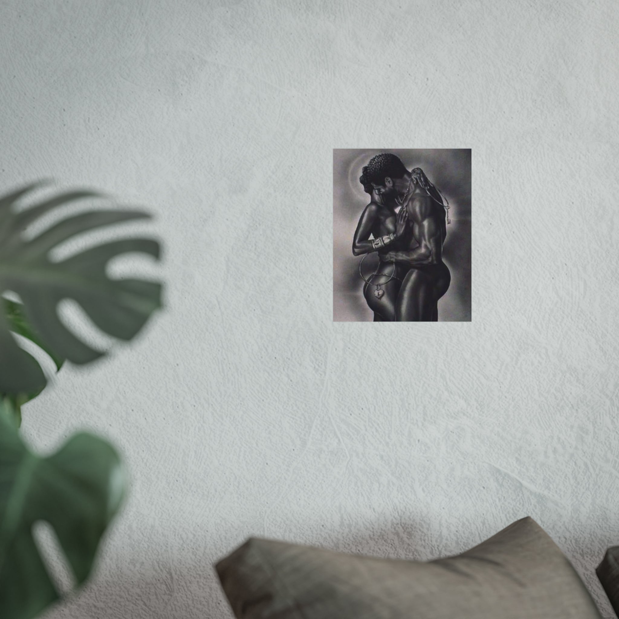 Romantic Black Love Fine Art Poster
