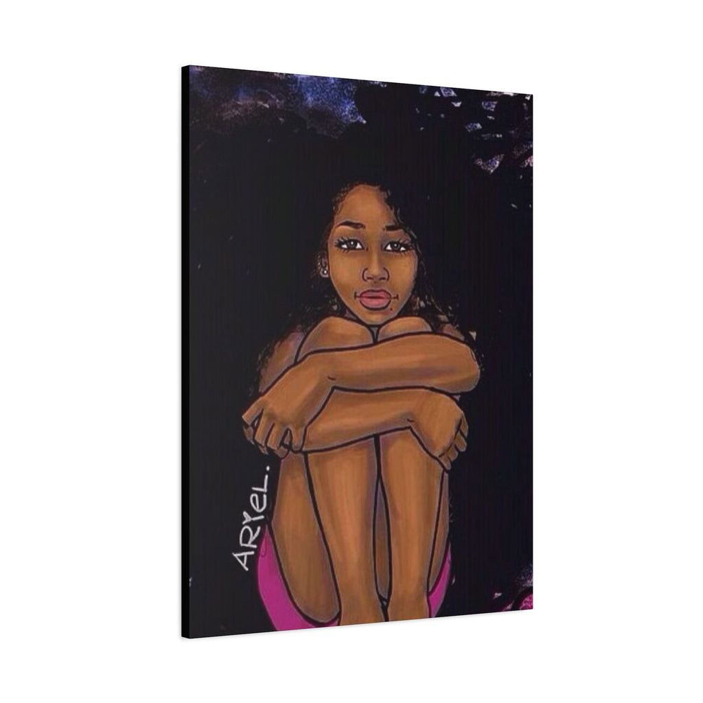 Brown Girl Matte Canvas, Stretched, 1.25"