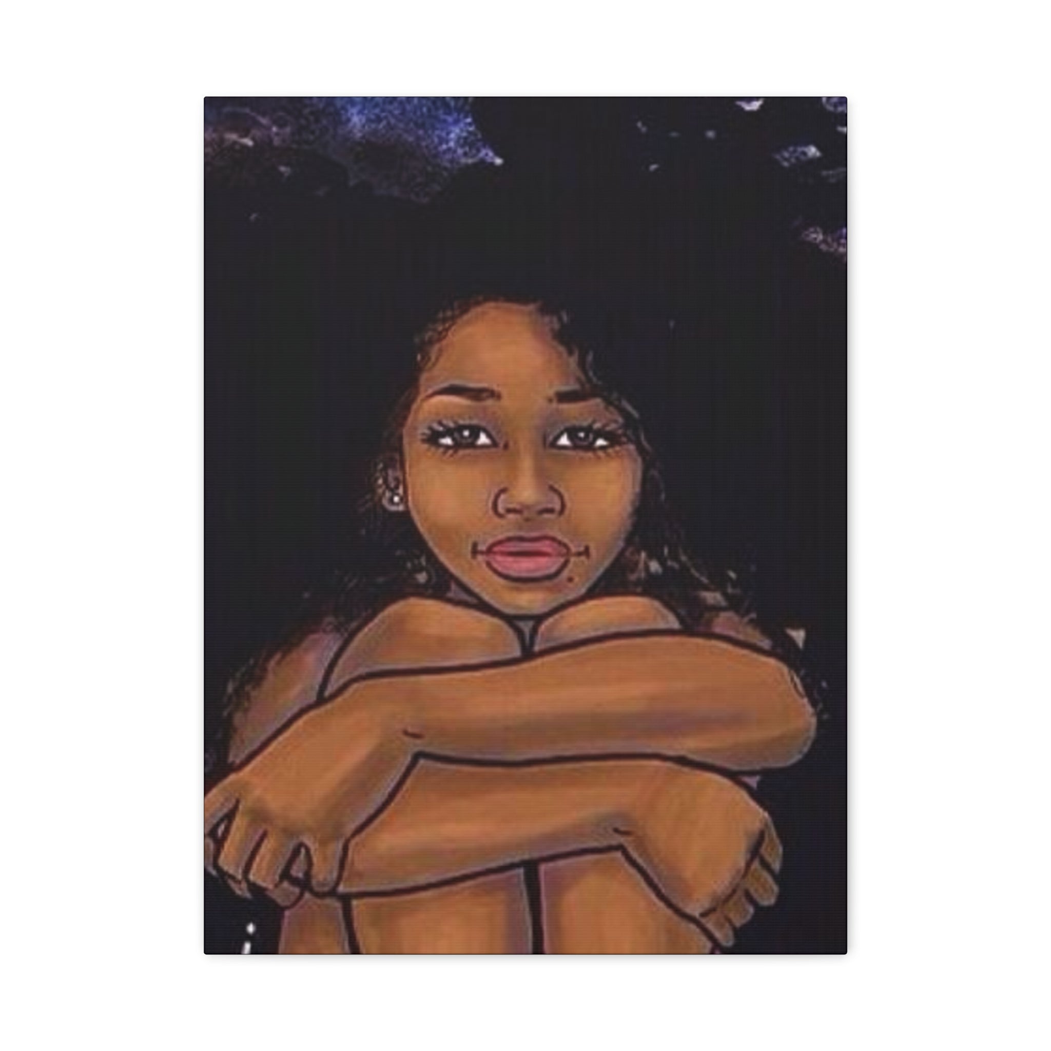 Brown Girl Matte Canvas, Stretched, 1.25"