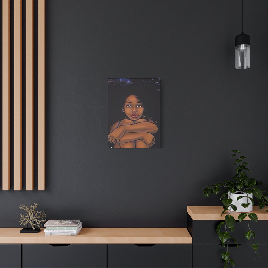 Brown Girl Matte Canvas, Stretched, 1.25"
