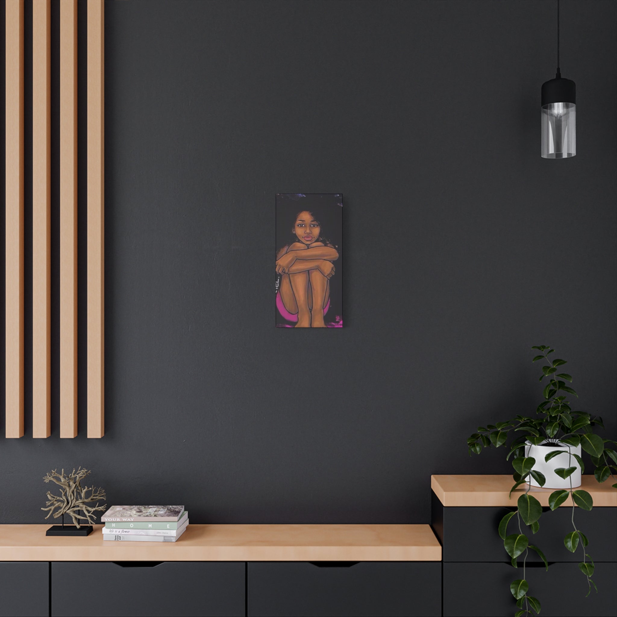 Brown Girl Matte Canvas, Stretched, 1.25"