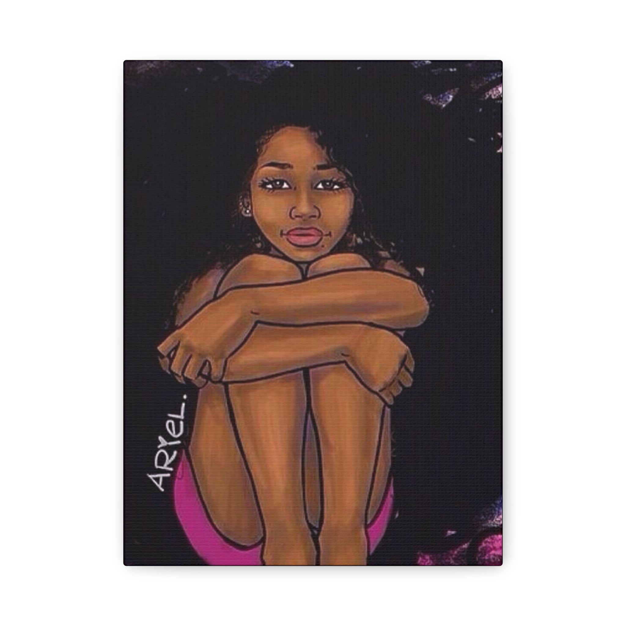 Brown Girl Matte Canvas, Stretched, 1.25"