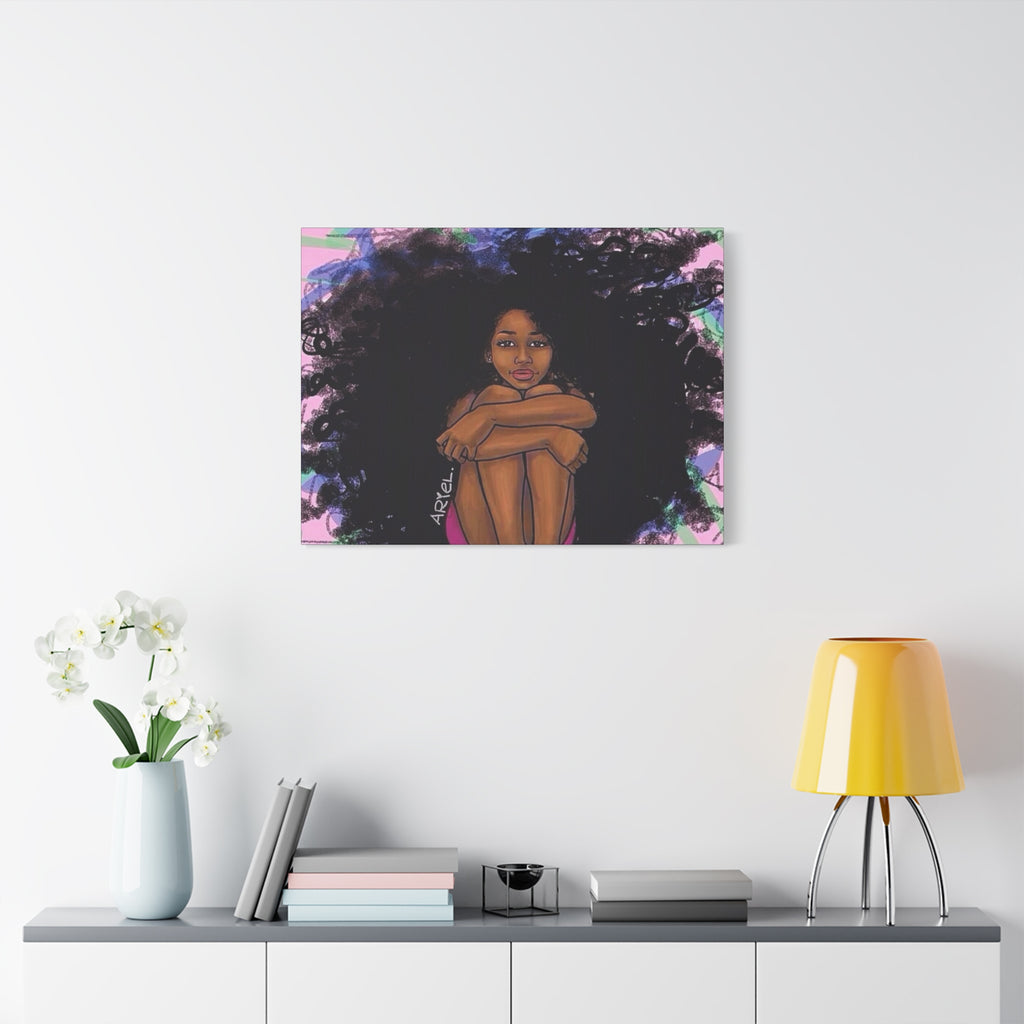 Brown Girl Matte Canvas, Stretched, 1.25"