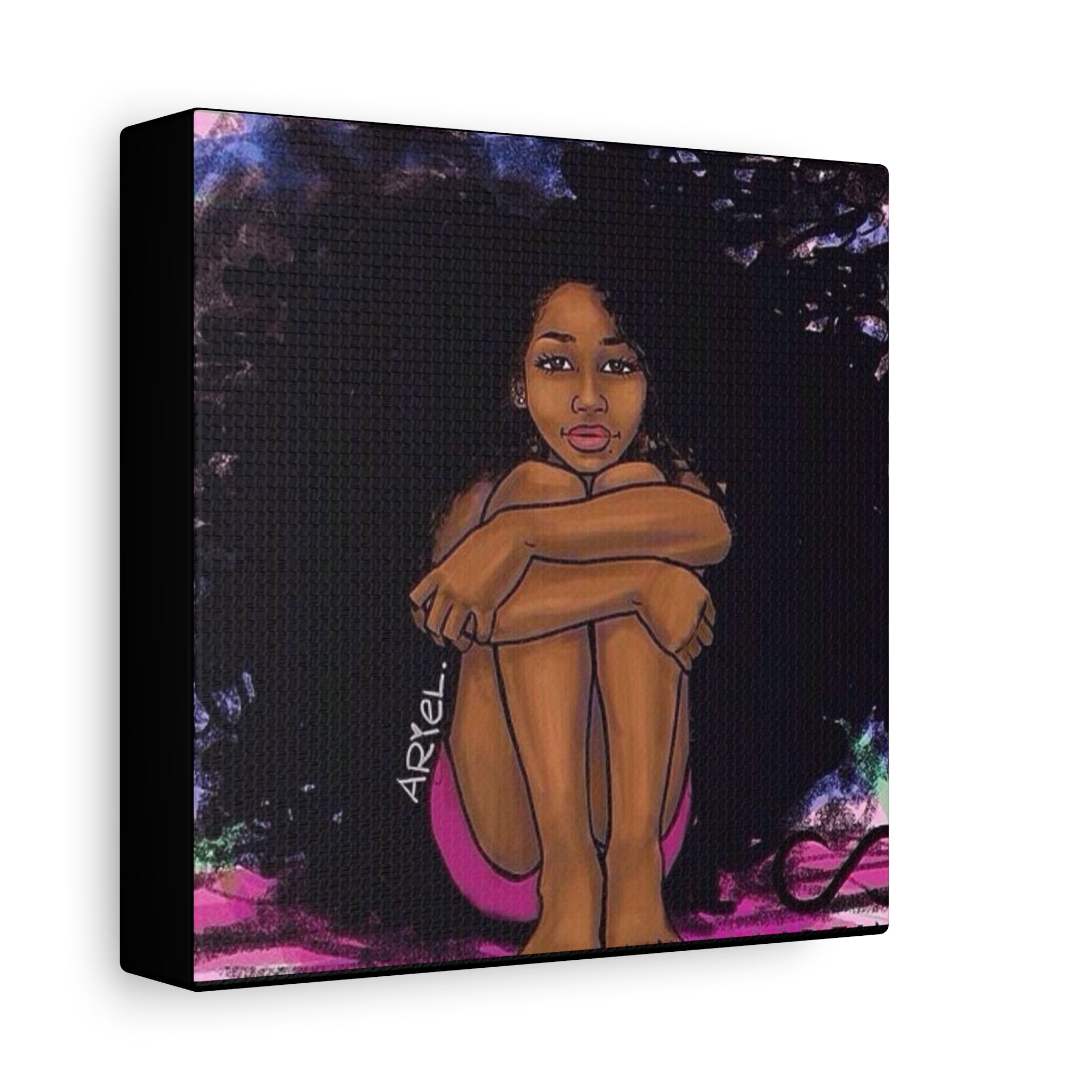 Brown Girl Matte Canvas, Stretched, 1.25"