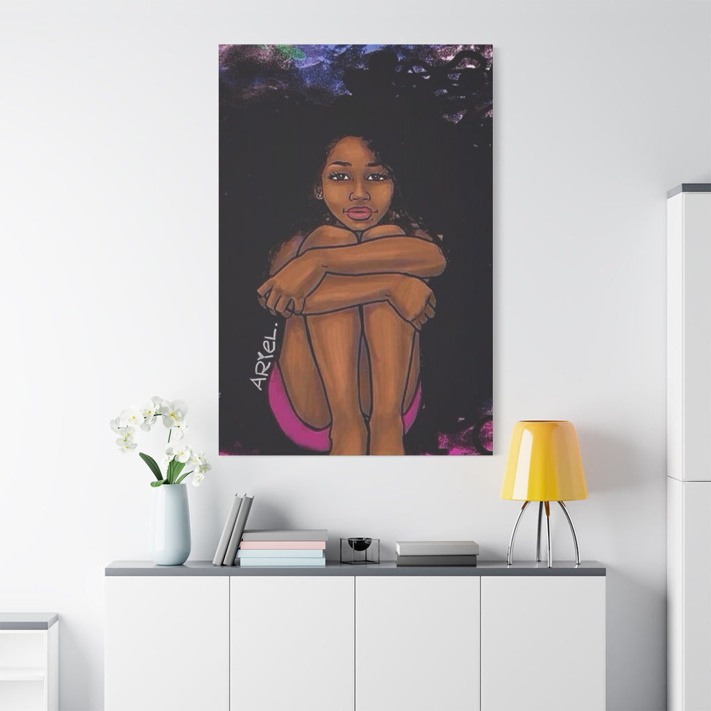 Brown Girl Matte Canvas, Stretched, 1.25"