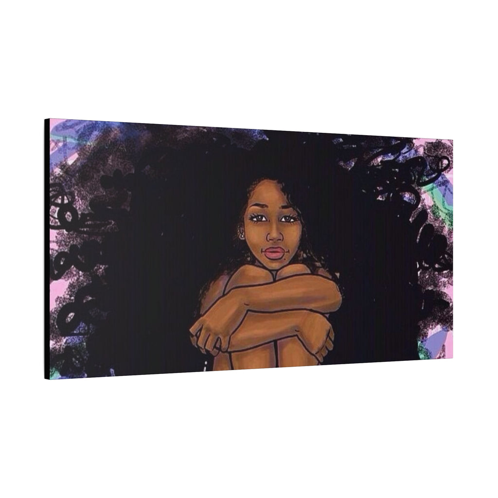 Brown Girl Matte Canvas, Stretched, 1.25"