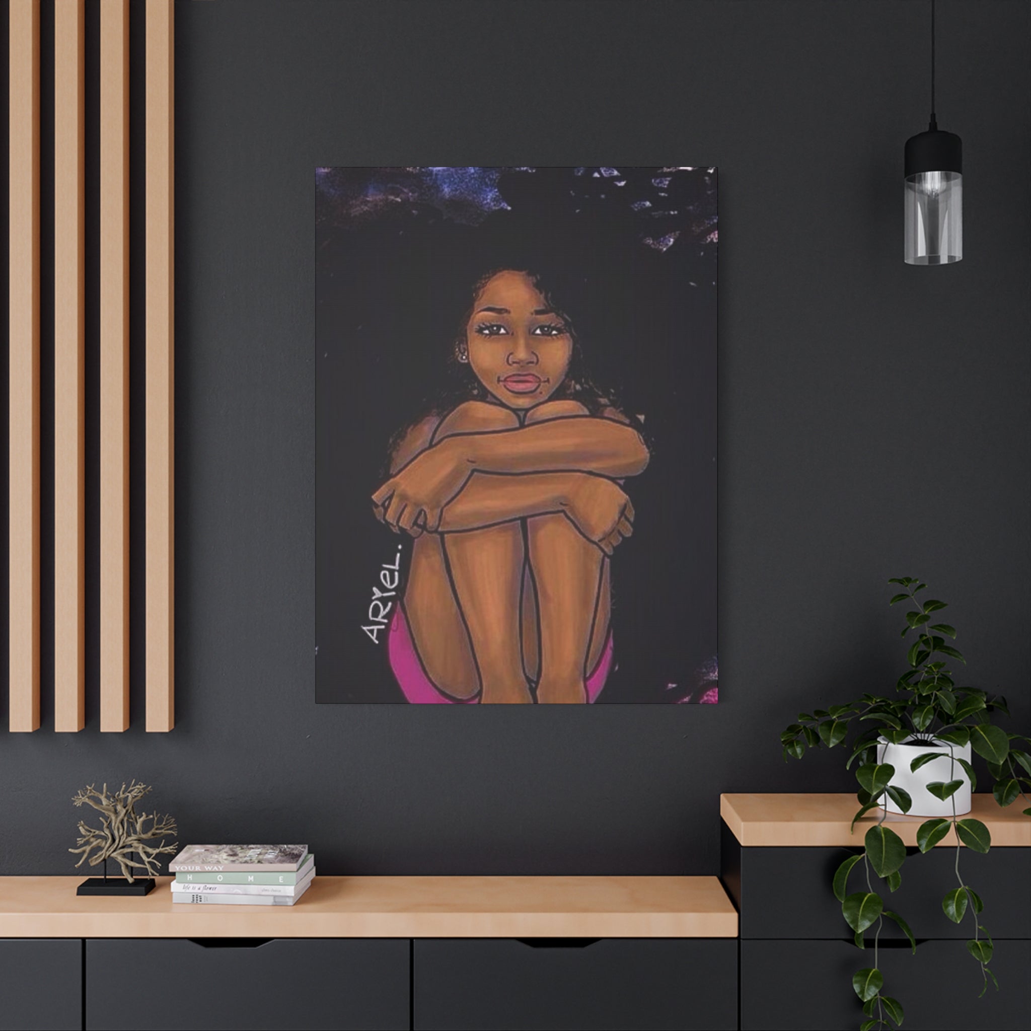 Brown Girl Matte Canvas, Stretched, 1.25"