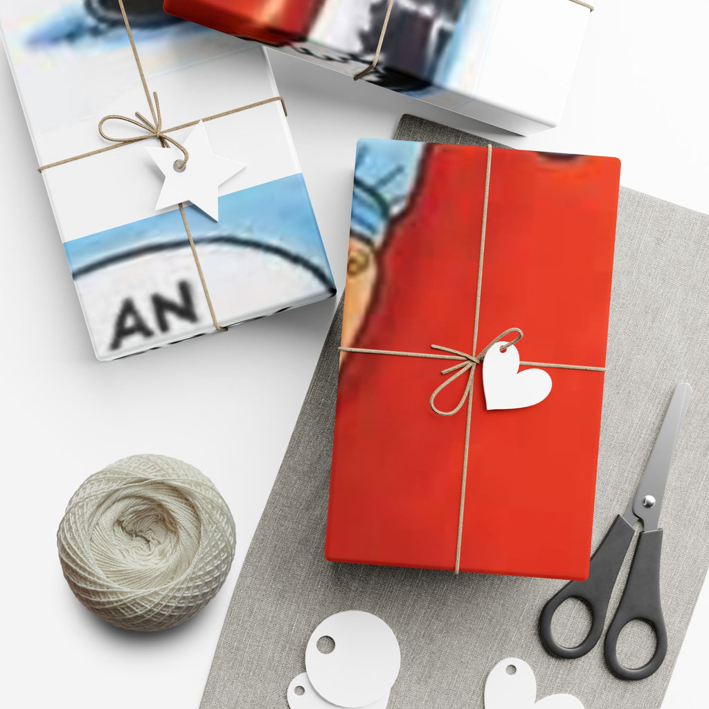 Funny Missing Elf Festive Gift Wrap Papers